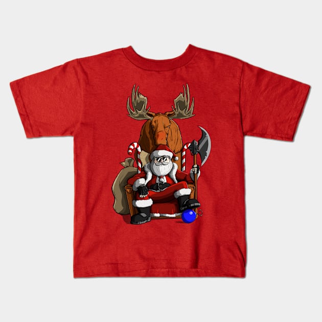 Santa Kids T-Shirt by Carlo Betanzos